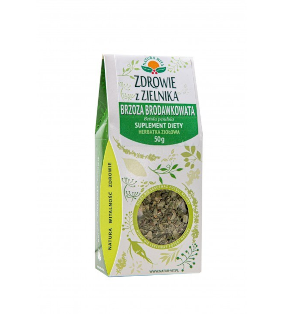 NATUR-VIT Brzoza brodawkowata liść SUPLEMENT DIETY 50g
