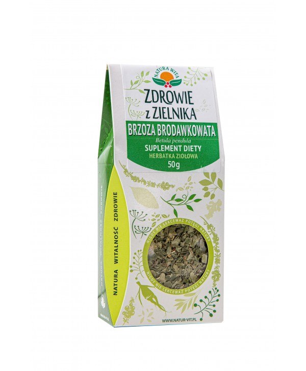 NATUR-VIT Brzoza brodawkowata liść SUPLEMENT DIETY 50g
