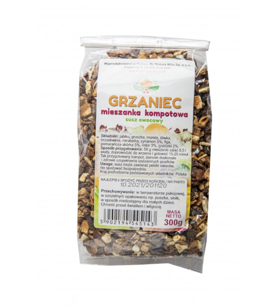 NATUR-VIT Grzaniec. Mieszanka kompotowa 300g