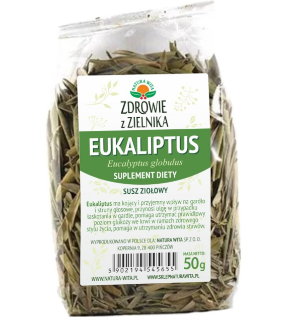 NATUR-VIT Eukaliptus krojony  SUPLEMENT DIETY 50g