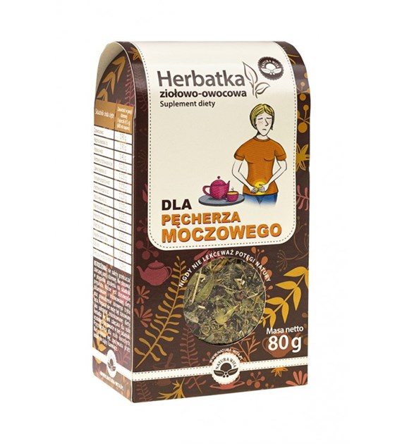 NATUR-VIT Herbatka ziołowo-owocowa DLA PĘCHERZA MOCZOWEGO SUPLEMENT DIETY 80g