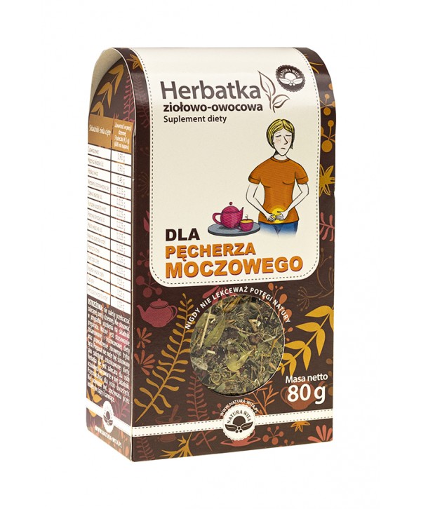 NATUR-VIT Herbatka ziołowo-owocowa DLA PĘCHERZA MOCZOWEGO SUPLEMENT DIETY 80g
