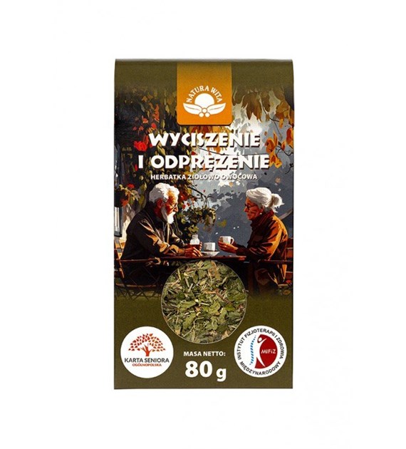 NATUR-VIT Herbatka dla Seniorów ziołowo-owocowa WYCISZENIE I ODPRĘŻENIE 80g