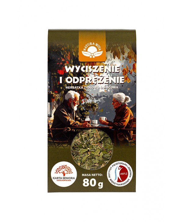 NATUR-VIT Herbatka dla Seniorów ziołowo-owocowa WYCISZENIE I ODPRĘŻENIE 80g