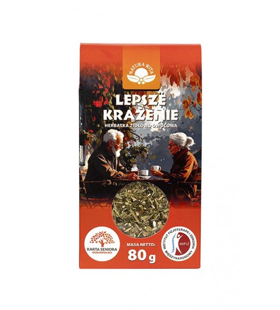 NATUR-VIT Herbatka  dla Seniorów ziołowo-owocowa LEPSZE KRĄŻENIE 80g