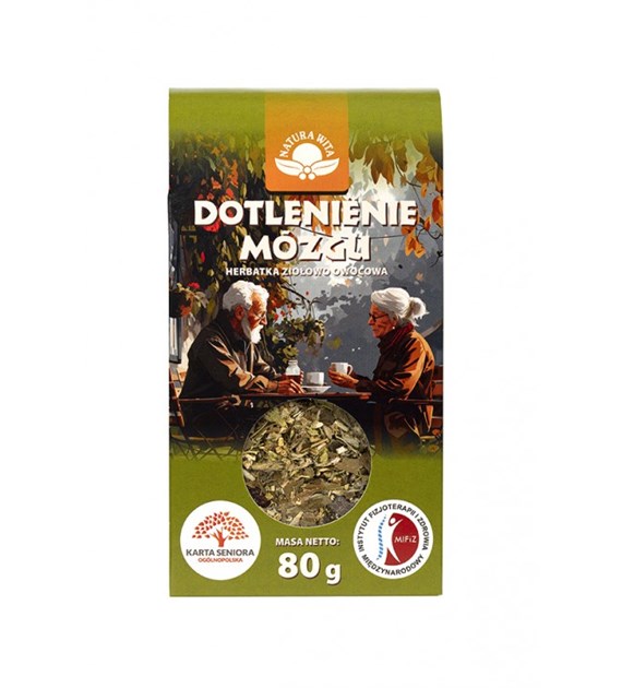 NATUR-VIT Herbatka dla Seniorów - ziołowo-owocowa DOTLENIENIE MÓZGU 80g