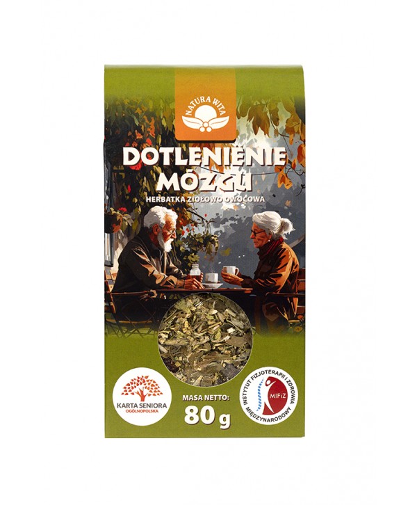NATUR-VIT Herbatka dla Seniorów - ziołowo-owocowa DOTLENIENIE MÓZGU 80g