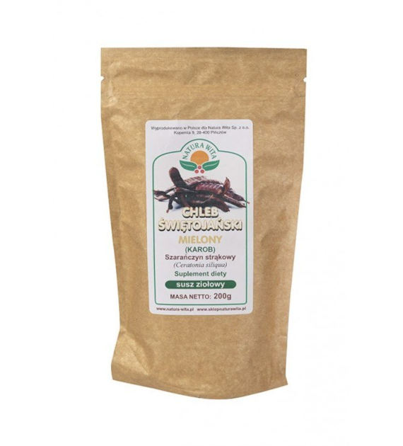 NATUR-VIT Chleb świętojański mielony (Karob) 200g