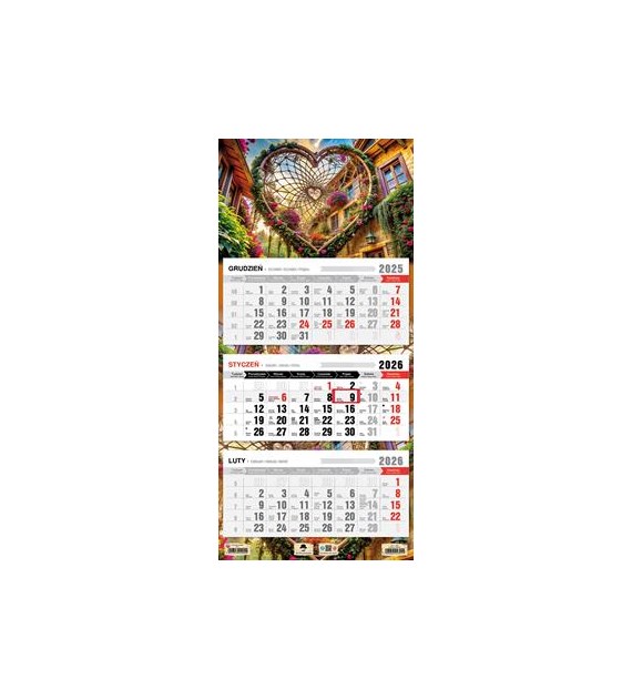 2026 KAL.trójdzielny Łapacz snów KT1 V96