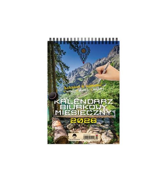 2026 KAL.biurkowy pionowy miesięczny na spirali KBA5-MZ