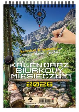 2026 KAL.biurkowy pionowy miesięczny na spirali KBA5-MZ