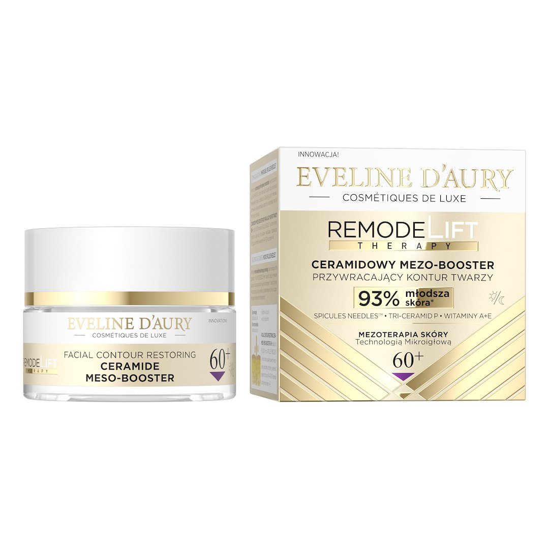 REMODELIFT 60+ KREM DO TWARZY 50ML CERAMIDOWY MEZO-BOOSTER PRZYWR.KONTUR TWARZY