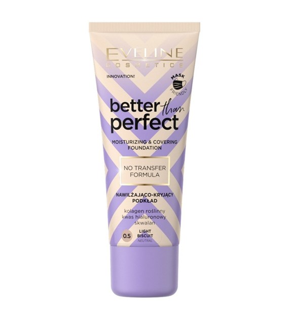 Better Than Perfect Podkład nawilżająco-kryjący nr 0.5 Light Biscuit (neutral) 30 ml