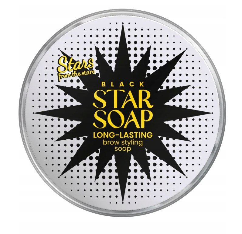 Stars from the stars BLACK STAR SOAP czarne mydełko do brwi, 30ml