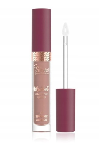 Stars from the stars BLANKET aksamitna matowa pomadka w płynie 01 Sponge Cookie, 3,85 g