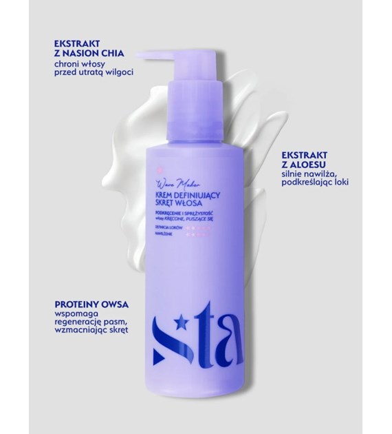 ONLYBIO-STARS Krem definiujący skręt włosa Wave Maker 200 ml