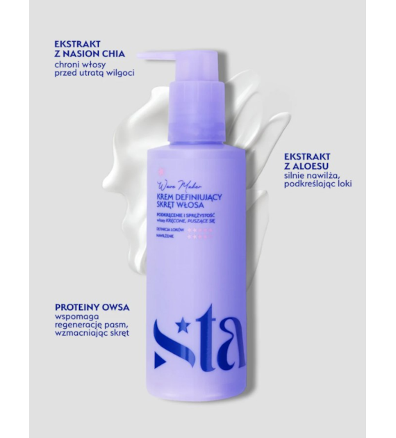 ONLYBIO-STARS Krem definiujący skręt włosa Wave Maker 200 ml