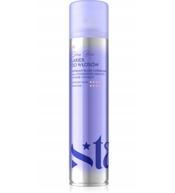 ONLYBIO-STARS Lakier do włosów z efektem super glossy GLOSS BOSS 300ml