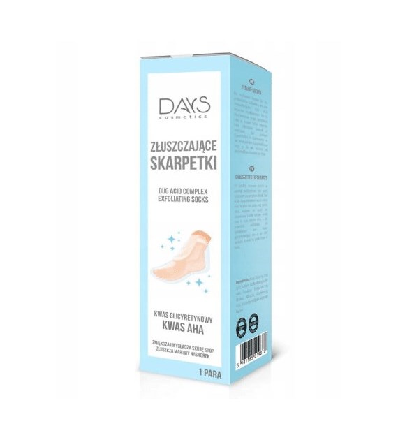 DAYS COSMETICS  ZŁUSZCZAJĄCE SKARPETKI  do stóp 1para