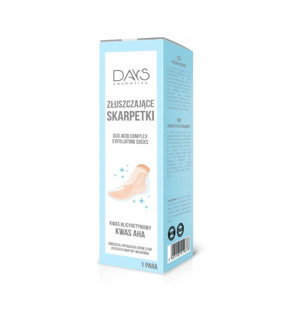 DAYS COSMETICS  ZŁUSZCZAJĄCE SKARPETKI  do stóp 1para