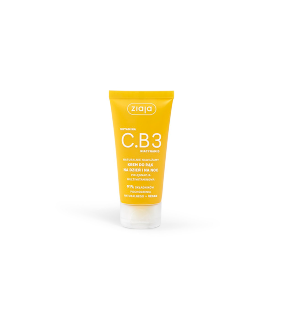 WITAMINA C.B3 NIACYNAMID NATURALNIE NAWILŻAMY KREM DO RĄK NA DZIEŃ I NA NOC 50 ml