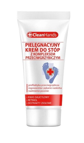 CLEANHANDS KREM DO STÓP OCHRONNY Z KOMPLEKSEM PRZECIWGRZYBICZNYM 30 ml
