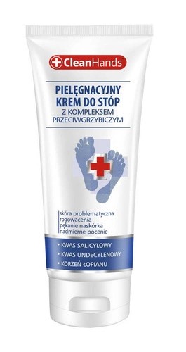 CLEANHANDS KREM DO STÓP Z KOMPLEKSEM PRZECIWGRZYBICZYM 75 ml