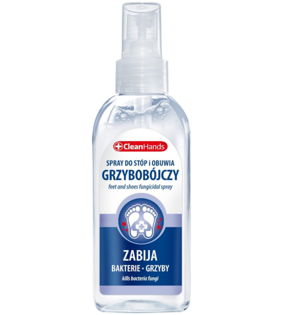 CLEANHANDS SPRAY GRZYBOBÓJCZY DO STÓP I OBUWIA 100ML