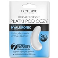 EXCLUSIVE COSMETICS HIPOALERGICZNE PŁATKI POD OCZY HYALURON 1 para