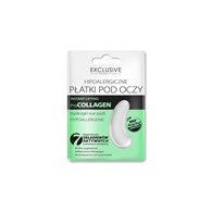 EXCLUSIVE COSMETICS HIPOALERGICZNE PŁATKI POD OCZY COLLAGEN 1 para
