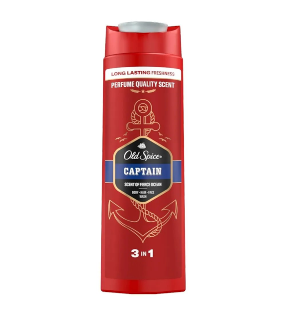 OLD SPICE - OLD SPICE SHOWER GEL 400ML 3IN1 CAPTAIN