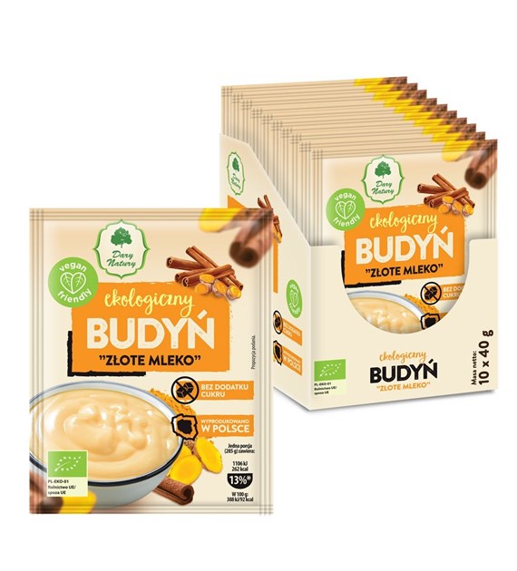 DARY Budyń  złote mleko  EKO 10x40g