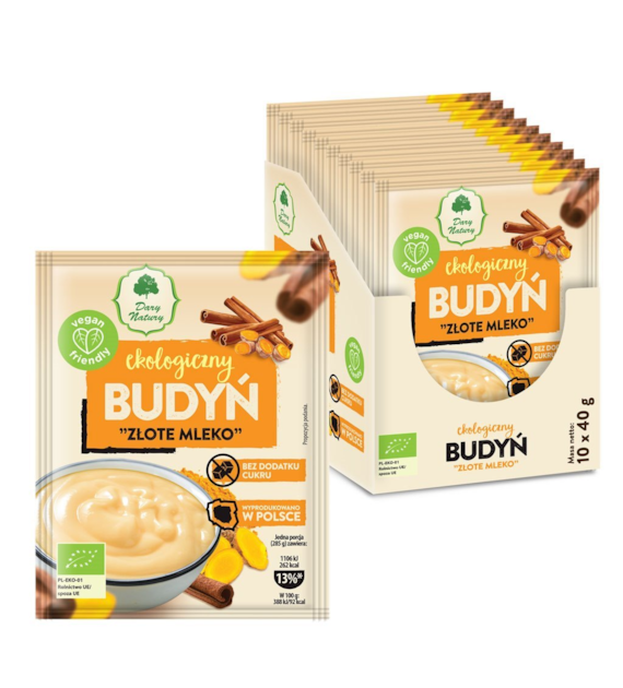 DARY Budyń  złote mleko  EKO 10x40g