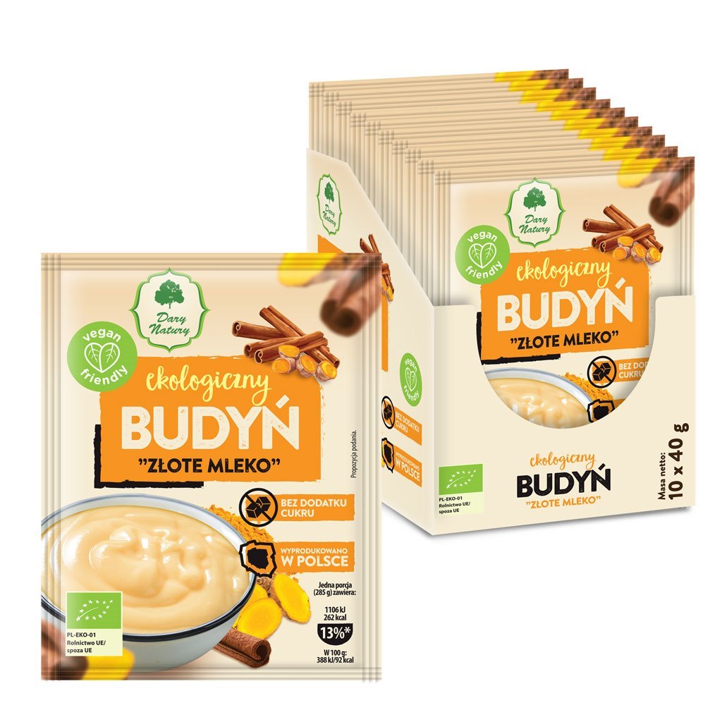 DARY Budyń  złote mleko  EKO 10x40g