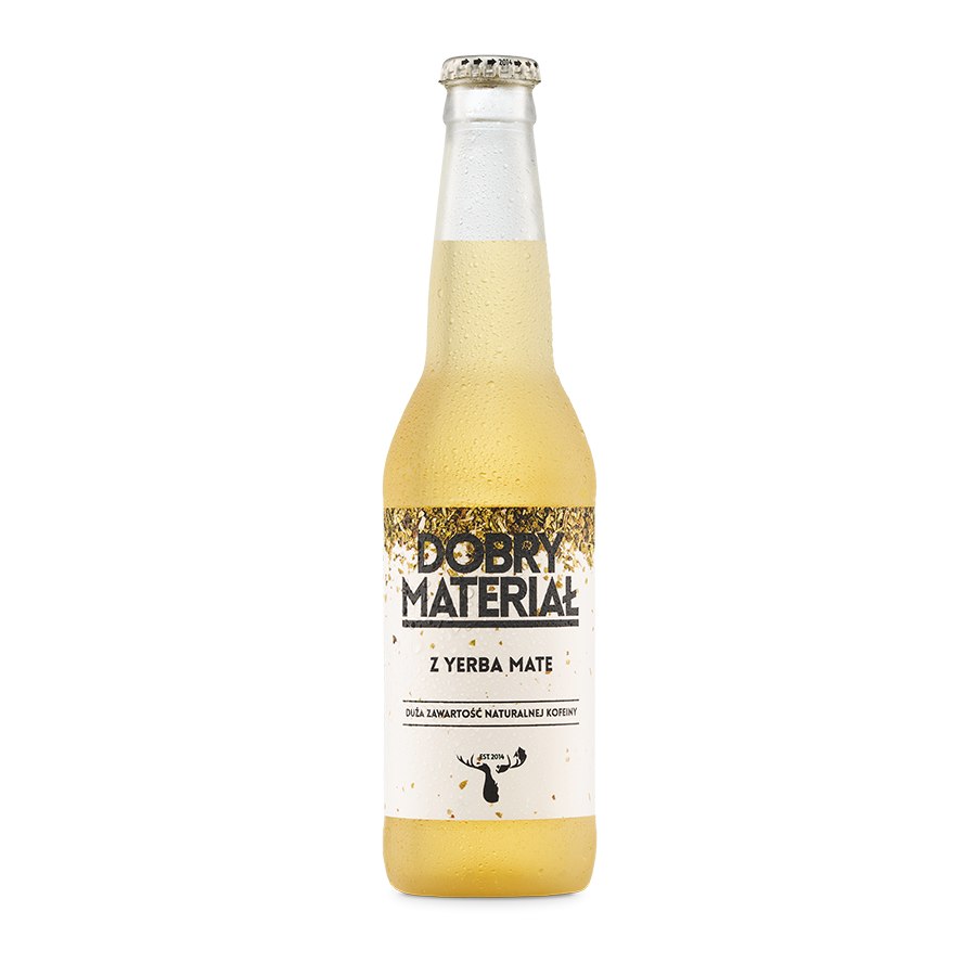 DOBRY MATERIAŁ Yerba mate - klasyczna 330 ML / 300 mg kofeiny na 1L /