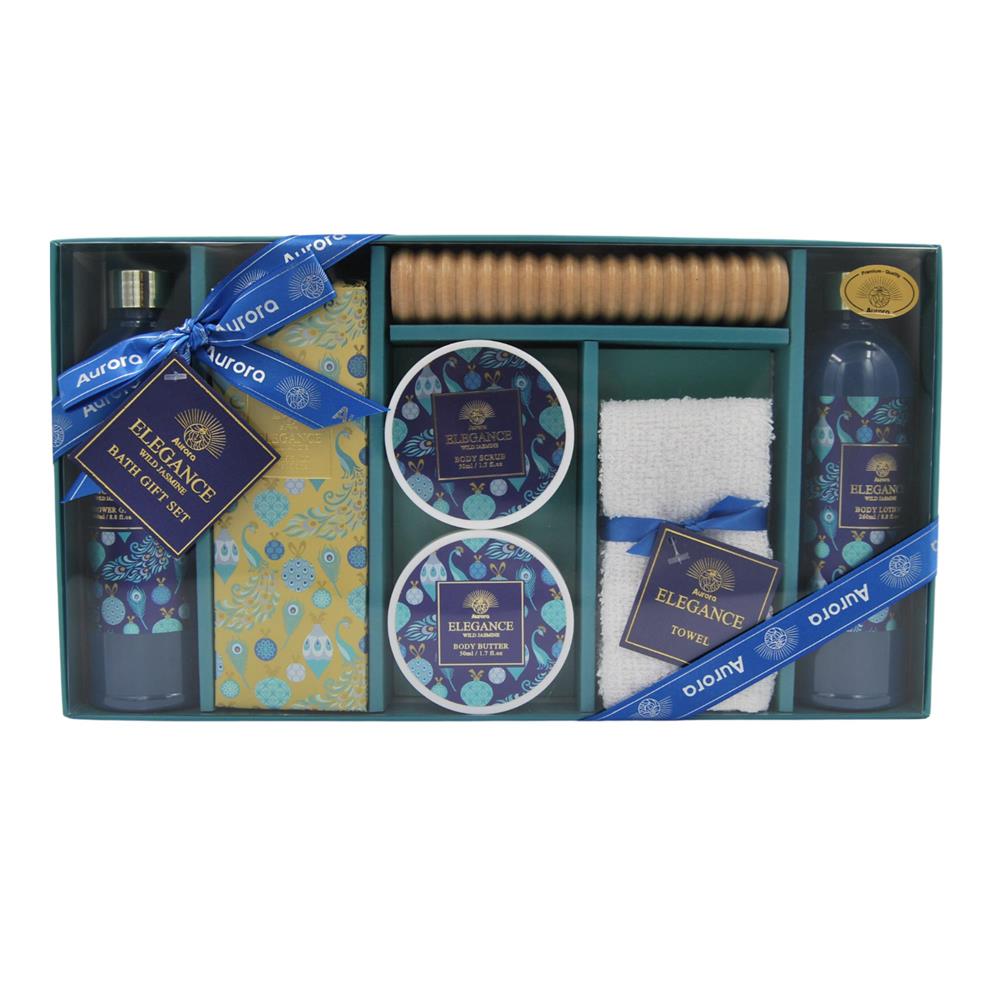 KOMPLET ELEGANCE WILD JASMINE PUDEŁKO 7-ELEMENTÓW