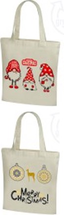 GAM Torba ekologicznaTorba bawełniana Xmass 38x42 mix wzorów /po 25 sztuk/