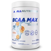 ALLNUTRITION BCAA MAX SUPPORT 500G AMINOKWASY REGENERACJA SMAK POMARAŃCZA