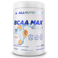 ALLNUTRITION BCAA MAX SUPPORT 500G AMINOKWASY REGENERACJA SMAK POMARAŃCZA