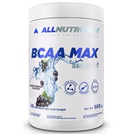 ALLNUTRITION BCAA MAX SUPPORT 500G AMINOKWASY REGENERACJA MIĘŚNIE TAURYNA CZARNA PORZECZKA