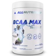 ALLNUTRITION BCAA MAX SUPPORT 500G AMINOKWASY REGENERACJA MIĘŚNIE TAURYNA CZARNA PORZECZKA