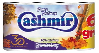 Cashmir PAPIER TOALETOWY 8 rolek, 2W RUMIANEK JESIEŃ