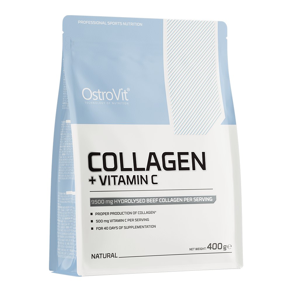 OstroVit Kolagen + Witamina C 400 g naturalny