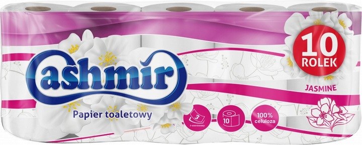CASHMIR papier toaletowy 10 rolek JAŚMIN 10 szt.