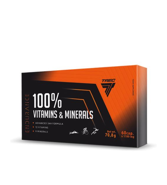 Trec Endurance 100% Vitamins & Minerals, 60 kaps.