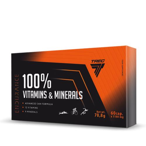Trec Endurance 100% Vitamins & Minerals, 60 kaps.