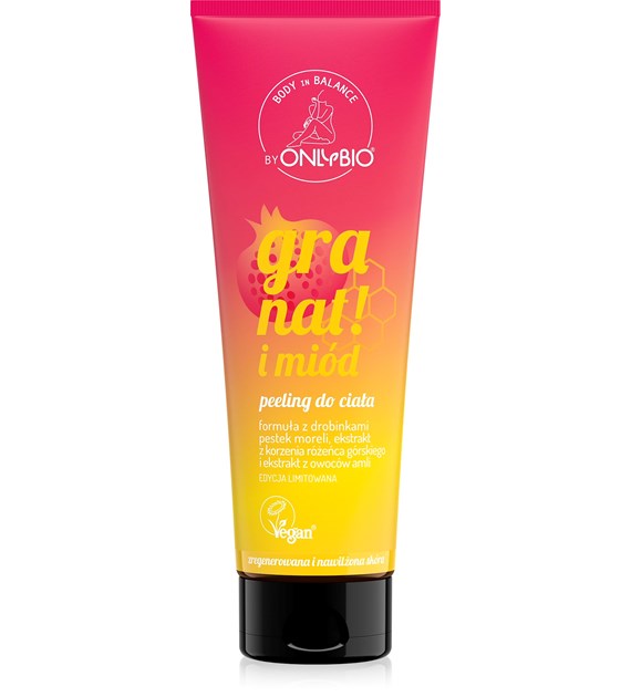 Onlybio Body in Balance Limited Edition Granat i miód Peeling do ciała 200 ml   -  SUPER CENA - KOŃCÓWKA SERII U PRODUCENTA