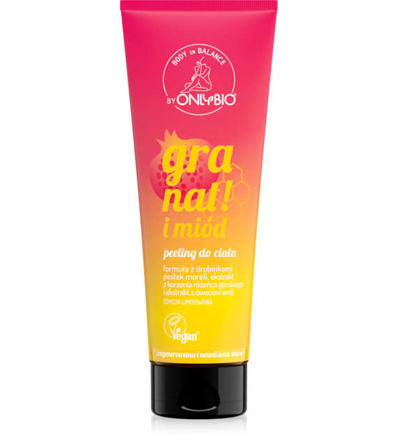 Onlybio Body in Balance Limited Edition Granat i miód Peeling do ciała 200 ml   -  SUPER CENA - KOŃCÓWKA SERII U PRODUCENTA
