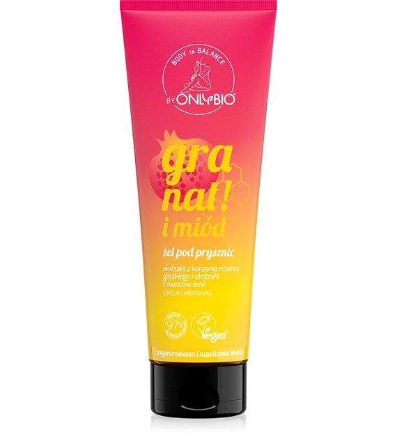 Onlybio Body in Balance Limited Edition Granat i miód Żel pod prysznic 200 ml   -  SUPER CENA - KOŃCÓWKA SERII U PRODUCENTA