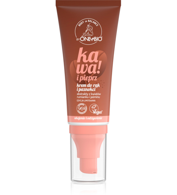 Onlybio Body in Balance Limited Edition Kawa i pieprz Krem do rąk i paznokci 50 ml   -  SUPER CENA - KOŃCÓWKA SERII U PRODUCENTA